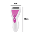 thumbnail image 2 of Gel de baño molinillo de pies eléctrico para exfoliar la piel muerta - rosa roja MFZFUKR CPB-US-YYM329-2, 2 of 5