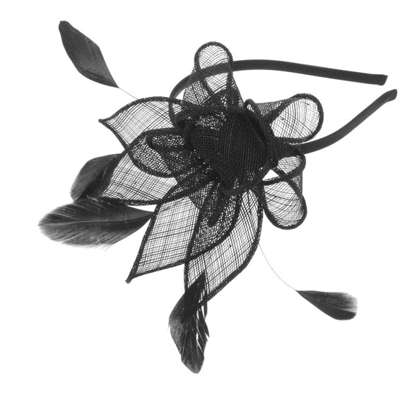 Supvox hats for tea party small hat headband black 1Set