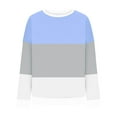 thumbnail image 5 of Aloohaidyvio Sweatshirts for Women No Boundaries,Womens Oversized Sweatshirts Crewneck Hoodies Color Block Long Sleeve Pullover, 5 of 5