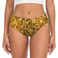 thumbnail image 1 of Balery Bright Shiny Golden Ropa Interior de Algodón para Mujer con Dibujo – Braguitas Cómodas y Elásticas, Estilo Clásico-X-Large, 1 of 6