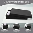 thumbnail image 5 of Novel Box 10 Pack Black Cardboard Cotton Filled Jewelry Gift Boxes 5.5x3.5x1 Inches with Lids, 5 of 7
