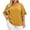 Yellow, variant on KyCheLot Short Sleeve T-Shirts for Women Plus Size Round Neck Solid Color T-Shirts Casual Summer Walking Tops