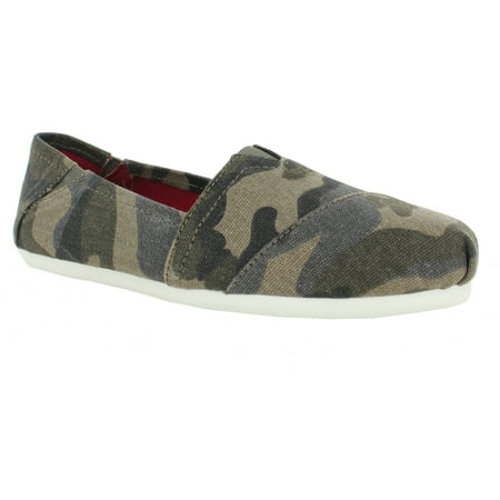 Faded Glory Womens Camo Printed Aline Slip-On - Walmart.com