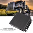 thumbnail image 4 of 4 Channel Video Splitter, 1080P AHD Backup Camera System with Information Overlay, Easy , Suitable for School Buses, Large Trucks, 4 of 7