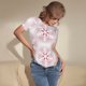 thumbnail image 3 of Balery Christmas Snowflakes Body de cuello redondo de manga corta para mujer Tops de manga corta Tops básicos-Large, 3 of 7
