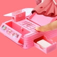 thumbnail image 2 of Kearding Caja de lápices de gran capacidad con deformación y cerradura de combinación, regalos prácticos para estudiantes Kits de experimentos de química, 2 of 6