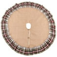 thumbnail image 1 of Saro Lifestyle 3212.M56R Inverness Collection Plaid Ruffle Design Jute Tree Skirt - Multi Color, 1 of 1