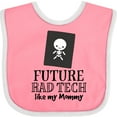 thumbnail image 3 of Inktastic Future Rad Tech Radiology Technician Like Mommy Boys or Girls Baby Bib, 3 of 4