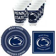 Penn State Nittany Lions Party Supplies for 16 Guests - 48 Pieces
