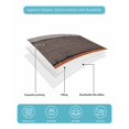 thumbnail image 5 of Quilts Twin Size, Burnt Orange Grey Soft Comforter Bedding Set for Bed, Vintage Stripe Farmhouse Wood Grain Lightweight Quilted Bedspread with Pillow Cover(2 Pieces) for All Season, 68x86 Inch, 5 of 6