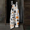 thumbnail image 7 of Halloween Overalls for Women Floral Print Linen Jumpsuit Wide Leg Spaghetti strap Rompers Pants with pockets, 7 of 7