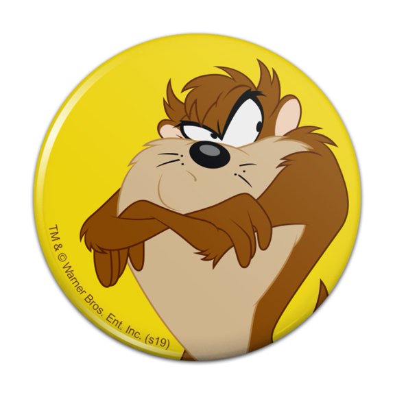 Looney Tunes Taz Kitchen Refrigerator Locker Button Magnet