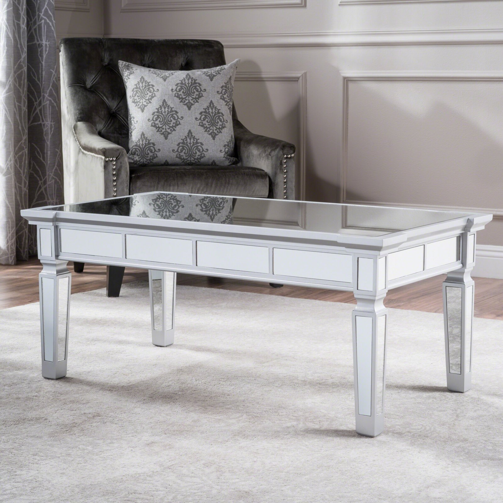 Walsall Mirrored Coffee Table