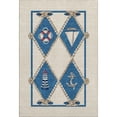 thumbnail image 2 of Addison Rugs Mayfield Washable Coastal Lighthouse Ivory Rectangle Rug, 10' x 14', 2 of 6
