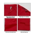 thumbnail image 5 of Little Donkey Andy Men's High-Performance Waterproof Rain Pants Lightweight Breathable Golf Hiking Pants Red Size S, 5 of 7