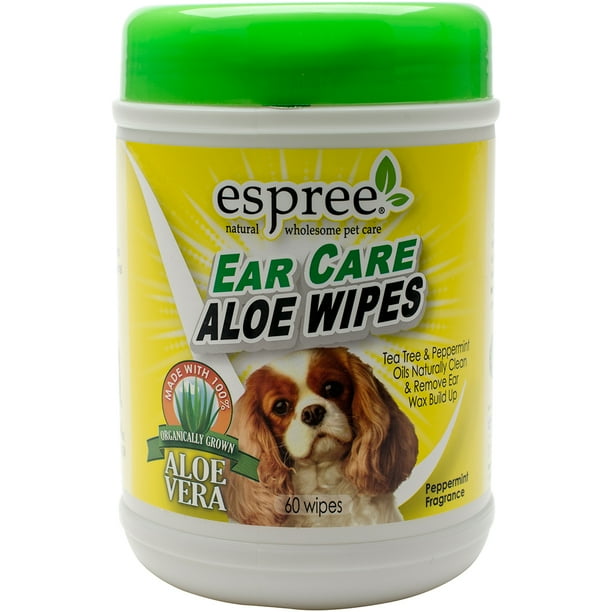 Espree Ear Care Cleaning Wipes for Dogs, 60 count