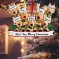 thumbnail image 6 of 2024 Personalized Deer Christmas Ornaments Family of 3,4,5,6,7,8 Custom Name Reindeer Xmas Ornament, Christmas Decoration Gifts, 6 of 6