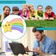 thumbnail image 1 of Rainbow Star Push Bubble Sensory Autismo Anti Estrés Silicona Niños Juguete Likrtyny juguetes de los niños, 1 of 9