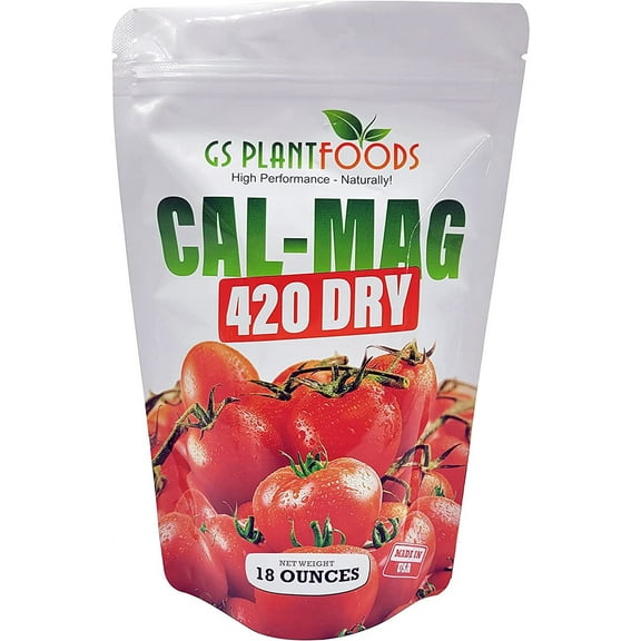 Plant Foods Cal-Mag 420 Dry Super Concentrate, Makes 420 Gallons of Nutrient , 18 Ounces, Calcium/Magnesium Fertilizer
