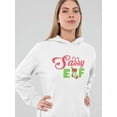 thumbnail image 2 of I'm The Sassy Elf Quote Hoodie Women -GoatDeals Designs, Female Medium, 2 of 4