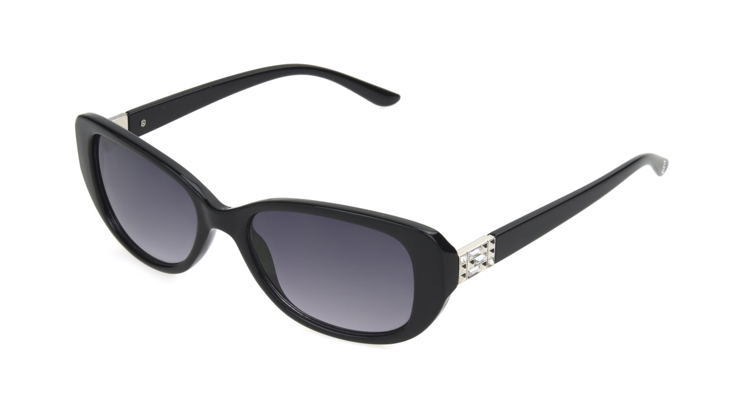 Foster Grant Women's Black Rectangle Sunglasses U01 - Walmart.com