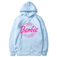 thumbnail image 1 of Barbie Let S Go Printed Pattern Ebay Plus Fleece Sweatshirt Hoodie, 1 of 2