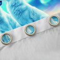 thumbnail image 4 of jejeloiu Jungle Wildlife Wolf Curtains Pack of 2 (42x84 Each),Watercolor Aurora Curtains Blackout For Boys Teens, 4 of 6