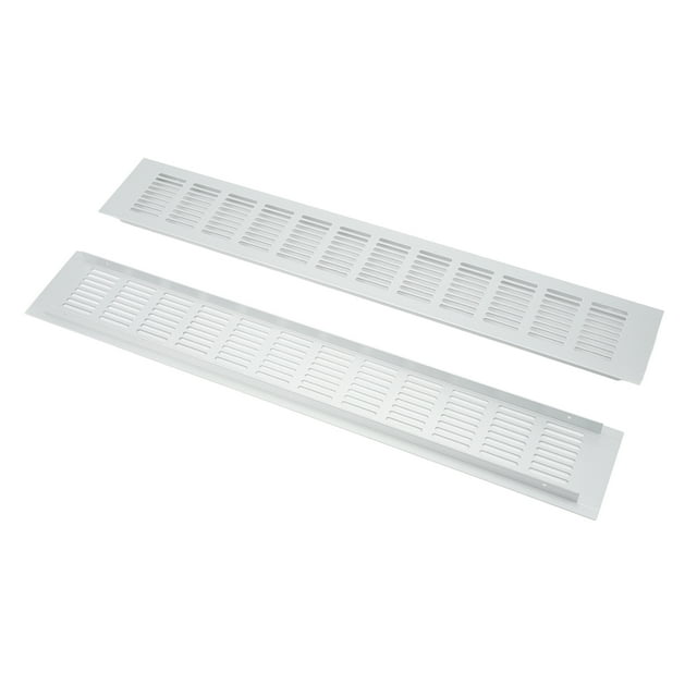 Aluminium Alloy Rectangular Ventilation Grille Plate for Cabinet Shoe Closet Vent, Ventilation Cover for RVs Campervans