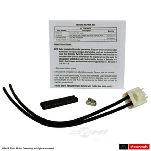 Motorcraft WPT-1134 HVAC Blower Motor Connector Fits select: 2011-2019 FORD EXPLORER, 2013-2019 FORD FUSION