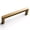 Antique Brass-3 3/4" Center to Center-6, variant on 6 Pack 7 9/16 Inch Bruhed Cabinet Pull Handle - Decorative Grooved Texture & Non-slip Grip For Farmhouse/industrial Cabinetry