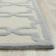 thumbnail image 3 of SAFAVIEH Cambridge Liz Geometric Wool Area Rug, Ivory/Light Blue, 8' x 10', 3 of 4
