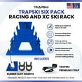 thumbnail image 4 of TRAPSKI SIX PACK Racing and XC Ski Rack, 4 of 11
