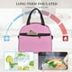 thumbnail image 4 of Fotbe Rose Red Bolsa de Almuerzo con Estampado, Lonchera Aislada, Contenedores de Comida Reutilizables Tipo Cooler a Prueba de Fugas, 4 of 7
