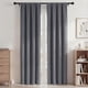 thumbnail image 1 of Blackout Cortinas, Cortinas Oscurecedoras de Habitación 42x84in Juego de 2 Paneles, Cortinas Blackout con Bolsillo para Barra para Recámara y Sala de Estar, Cortinas de Ventana con Aislamiento Térmic, 1 of 7