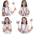 thumbnail image 6 of JOYIN 84 Pcs Fourth Of July Party Favor of 12 Pinwheels,12 Necklaces,12 Shutter Shades Glasses and 48 Temporary Tattoos,for Independence Day,Memorial Day Decoration Party Favor Decoration, 6 of 8