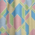 thumbnail image 4 of Designart 'Retro Geometrical Pastel Abstract IO' Mid-Century Modern Curtain Panel, 4 of 5