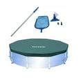 thumbnail image 1 of Intex Trousse d'Entretien pour Piscine avec Aspirateur et Perche et Couverture Ronde de Piscine de 10 Pieds, 1 of 10