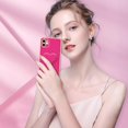 thumbnail image 5 of iPhone 11 Case, iPhone 11 Phone Case with Extra Adjustable Love Heart Kickstand Holder Soft TPU Plating Bumper Protective Slim Shockproof iPhone 11 Phone Case Cover for Girls Women, Hot Pink, 5 of 9