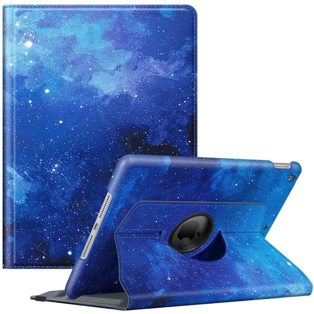Funda giratoria Fintie para iPad de 9ª, 8ª y 7ª generación de 10,2 pulgadas, azul