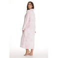 Just Love Plush Zipper Lounger Robe Solid Color Bathrobe for Women