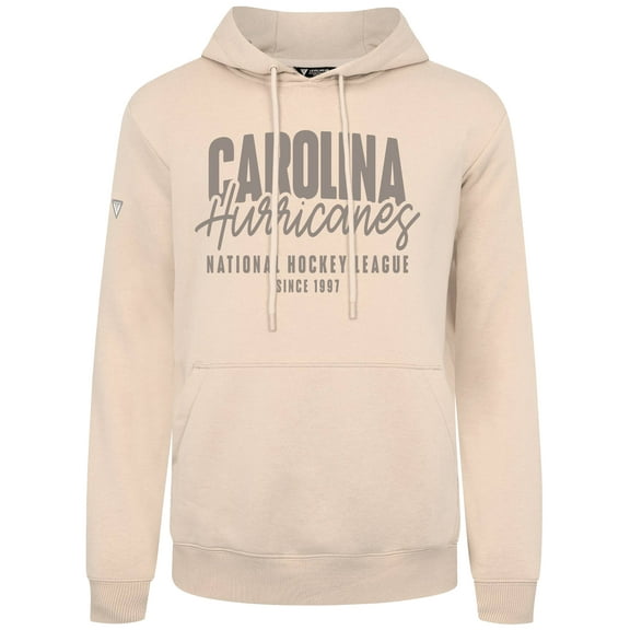 Men's Levelwear  Khaki Carolina Hurricanes Podium Response Pullover Hoodie