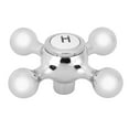 thumbnail image 1 of DEWIN Poignée de Robinet, Forme Unique Robinet de Salle de Bain Poignée en Cuivre pour Maison, 1 of 8