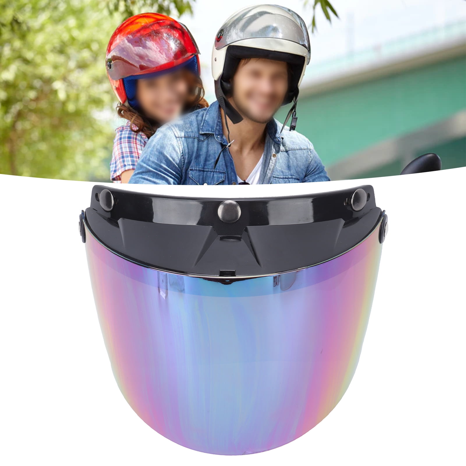 Bike Helmet Glass Ninja Full Face Helmet Visor Glass Polycarbonate