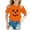 A-Orange, variant on Gunia Halloween Shirts For Kids Cotton Pumpkin Graphic Print Short Sleeve Crew Neck Casual Thanksgiving Tees Tops Toddler Boy Girl Tshirts Orange 1-13 Years