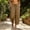 Brown plus size harem pants with pockets a1, variant on Cagogo Women Plus Size Harem Elastic Waist Flowy Long Lounge Pants with Pockets Casual Beach Vacation Loose Wide Leg Trousers Summer Travel Clothing, Blue XL