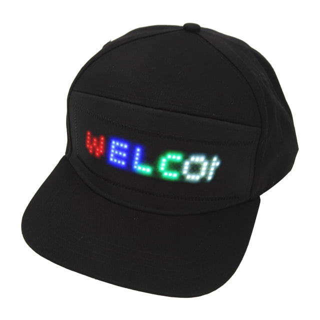 Gorra inteligente LED, gorra LED programable Gorra LED Bluetooth Gorra LED Bluetooth Logre más