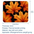 thumbnail image 5 of Maple Leaves Desk Pad Mouse Mat Gaming Mouse Pad | Square 8.3x9.8 Inch Non-Slip Rubber Bottom Printed Suitable for Office and Gaming, 5 of 6