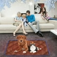 thumbnail image 7 of Self-heating blanket for cats and dogs, pet heat mat, dog mat, cat blanket, self-warming, soft warm dog blanket for floors, sofas, pet bed - Coffee/M, 7 of 7
