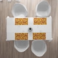 thumbnail image 3 of Ambesonne Mid Century Place Mats Set of 4, Design Retro Square, Standard Size, Brown Yellow Coral, 3 of 4