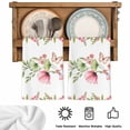thumbnail image 5 of Pink Flowers Kitchen Towels Set of 1, Sping Botanical Floral Leaves Butterflyvines Absorbent Dish Towels for Kitchen, Microfiber Hand Towel, Quick Drying Tea Towel for Cleaning Decorative Dishcloths, 5 of 7